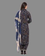 Women Floral Print Straight Kurta Suit Set - Image 4