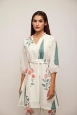 Women's Rayon Co Ord Set For Women | Co Ord Set For Women Stylish | Kurta Set For Women | Kurta Set | Ethnic Co Ord Set For Women | 3/4 Sleeve Co-Ord Set - Image 4